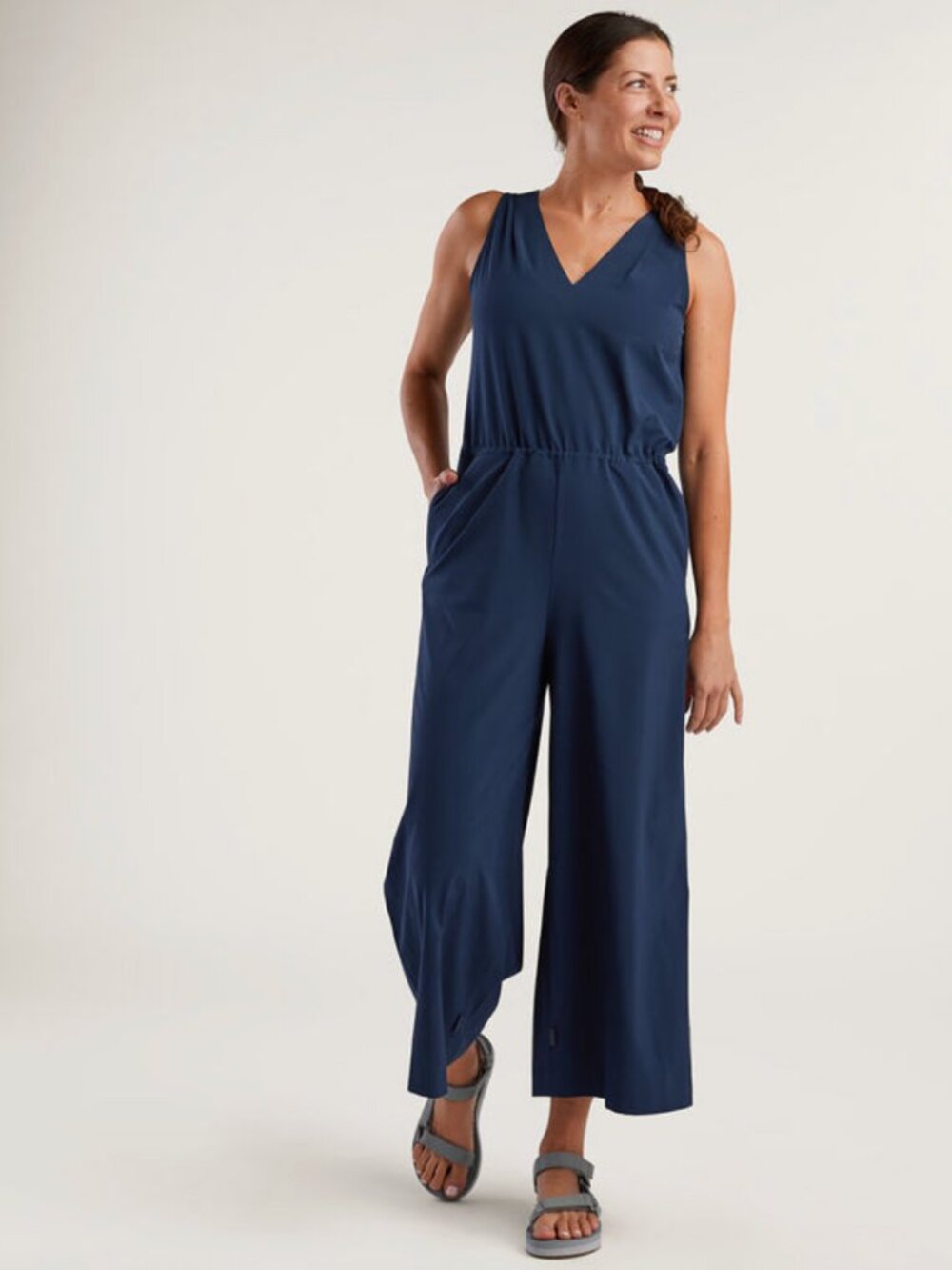 Title nine Getaway Jumpsuit - Petite, XSP, Color: Midnight Navy (NWT)